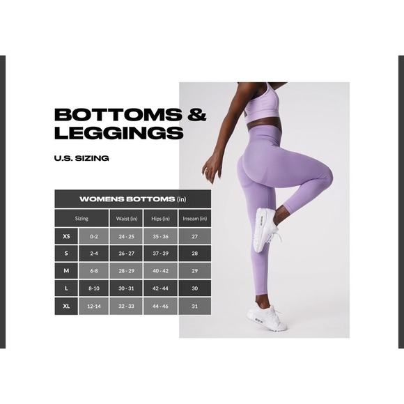 NVGTN Pink Curve Seamless Leggings, Large - Picture 8 of 9